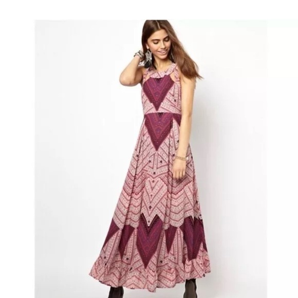 Free People You Made My Day Printed Maxi Dress, Wildflower Combo - Picture 7 of 8